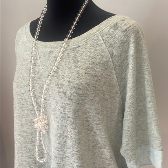 Light Green  Knit Top Victoria’s Secret large - Picture 2 of 2